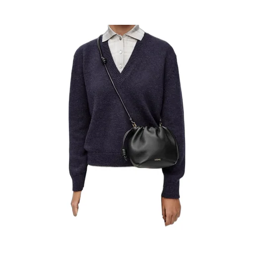 Mini Flamenco Purse bag in mellow nappa lambskin