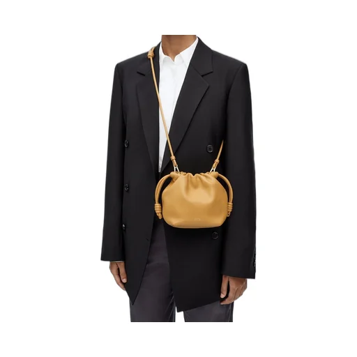 Mini Flamenco Purse bag in mellow nappa lambskin