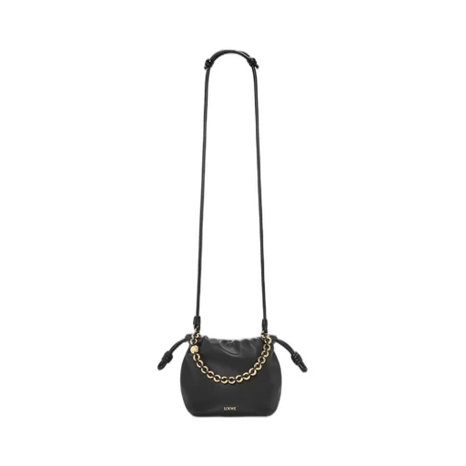 Mini Flamenco Purse bag in mellow nappa lambskin