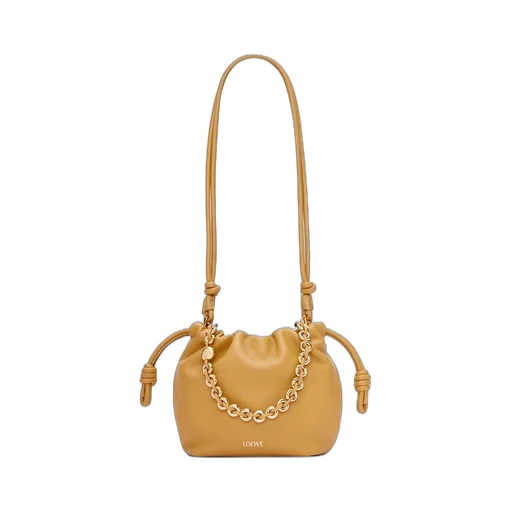 Mini Flamenco Purse bag in mellow nappa lambskin