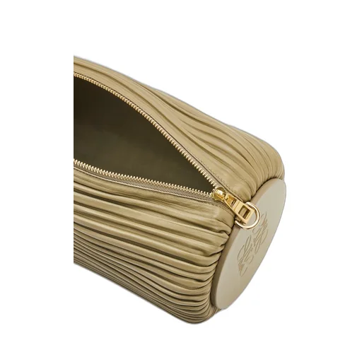 Large Bracelet pouch in pleated nappa