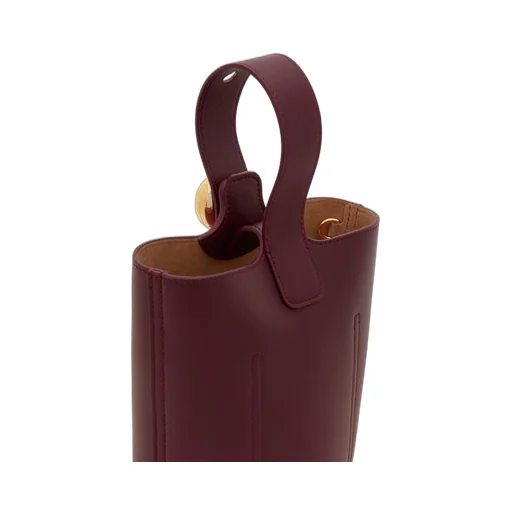 Mini Pebble bucket in mellow calfskin