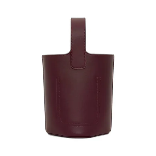 Mini Pebble bucket in mellow calfskin