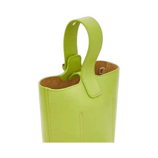 Mini Pebble bucket in mellow calfskin