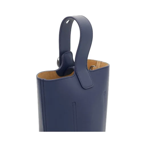 Mini Pebble bucket in mellow calfskin
