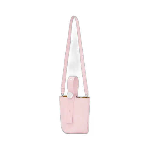 Mini Pebble bucket in mellow calfskin