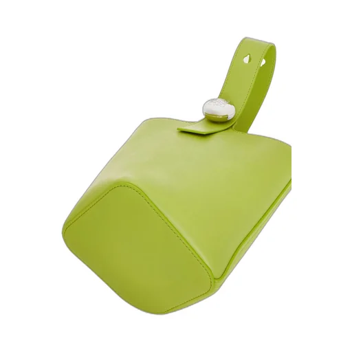 Mini Pebble bucket in mellow calfskin