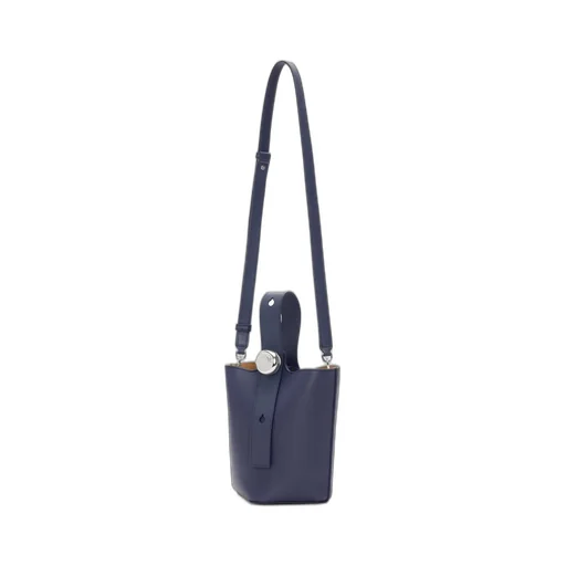 Mini Pebble bucket in mellow calfskin