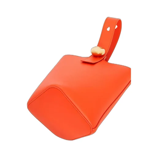 Mini Pebble bucket in mellow calfskin