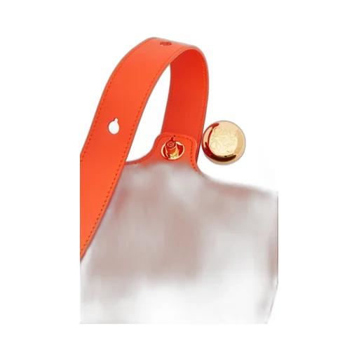 Mini Pebble bucket in mellow calfskin