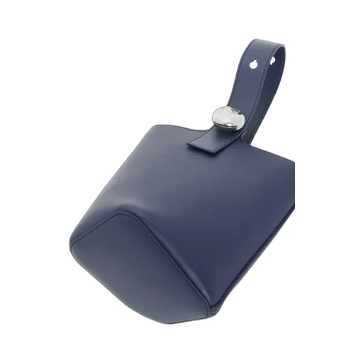 Mini Pebble bucket in mellow calfskin