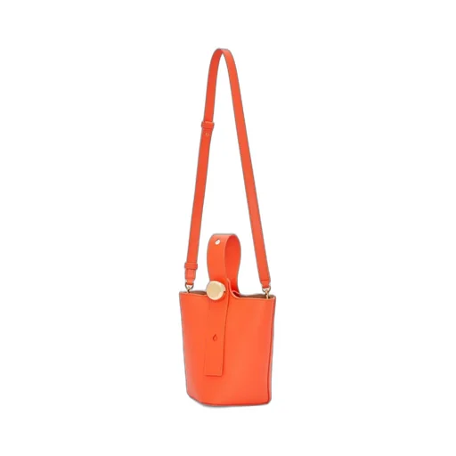 Mini Pebble bucket in mellow calfskin
