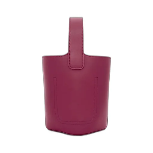 Mini Pebble bucket in mellow calfskin