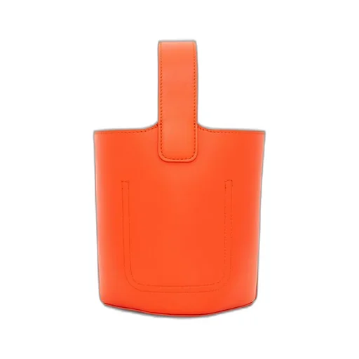 Mini Pebble bucket in mellow calfskin
