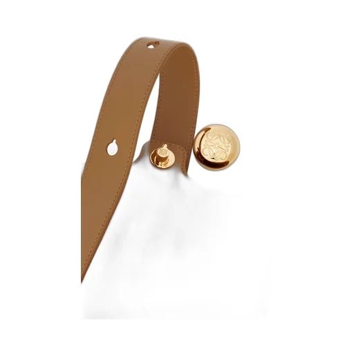 Mini Pebble bucket in mellow calfskin
