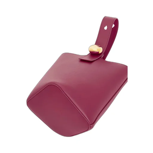 Mini Pebble bucket in mellow calfskin