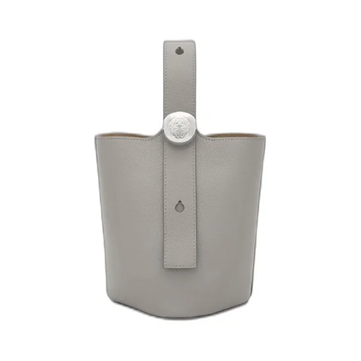 Mini Pebble Bucket bag in soft grained calfskin