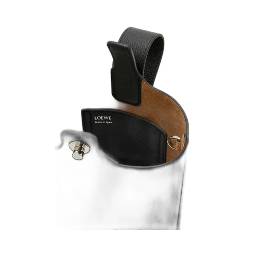 Mini Pebble Bucket bag in soft grained calfskin