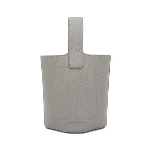Mini Pebble Bucket bag in soft grained calfskin