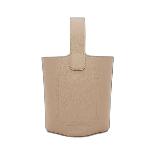 Mini Pebble Bucket bag in soft grained calfskin