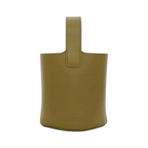 Mini Pebble bucket in mellow calfskin