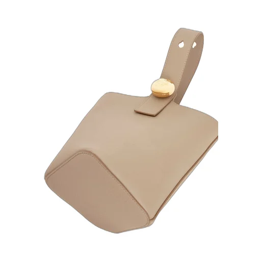 Mini Pebble Bucket bag in soft grained calfskin