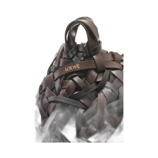 Small Nest Basket bag in calfskin