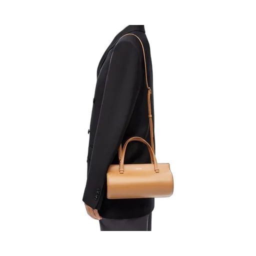 Small Clasp bag in silk calfskin