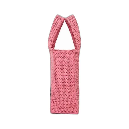 Mini LOEWE Font Tote in raffia