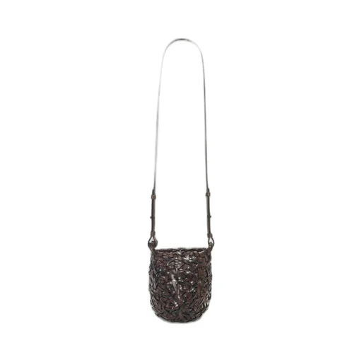 Small Nest Basket bag in calfskin