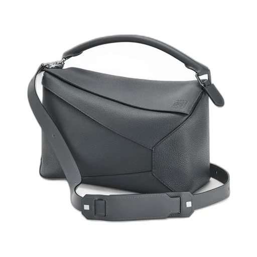 Large Puzzle bag in grained calfskin