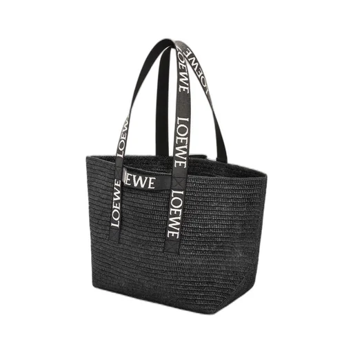 Fold Shopper in raffia