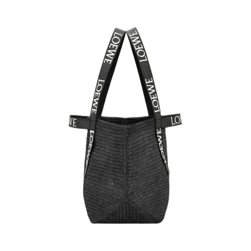 Fold Shopper in raffia
