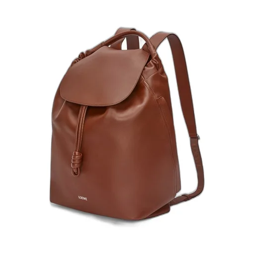 Flamenco backpack in shiny supple calfskin