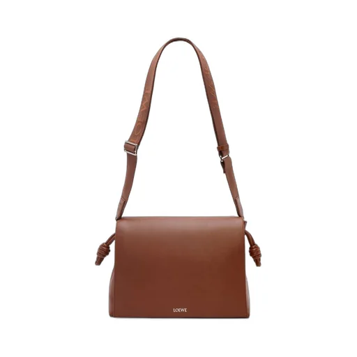 Flamenco satchel in shiny supple calfskin