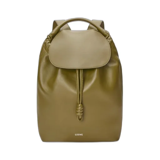 Flamenco backpack in shiny supple calfskin