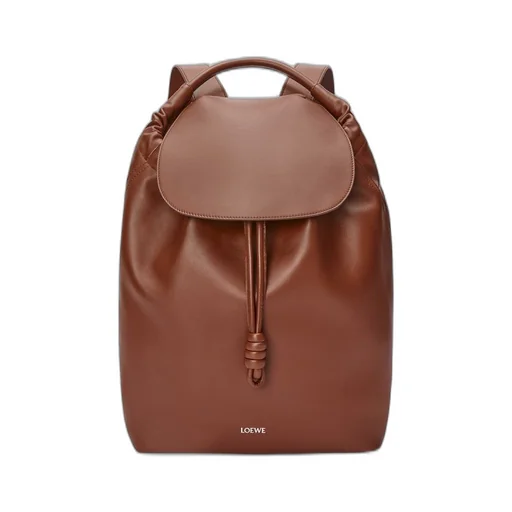 Flamenco backpack in shiny supple calfskin