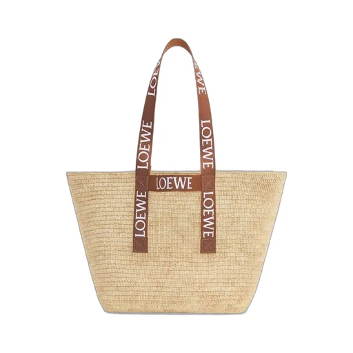 Fold Shopper in raffia