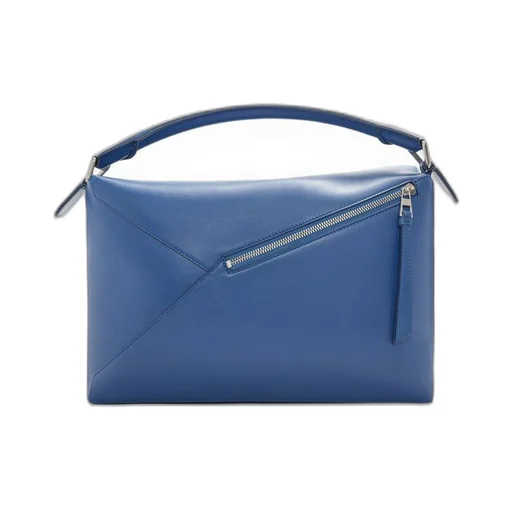 Large Puzzle bag in shiny calfskin