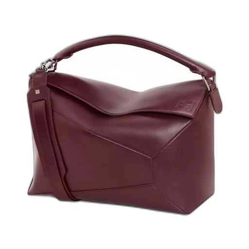 Large Puzzle bag in shiny calfskin
