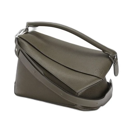 Large Puzzle bag in grained calfskin