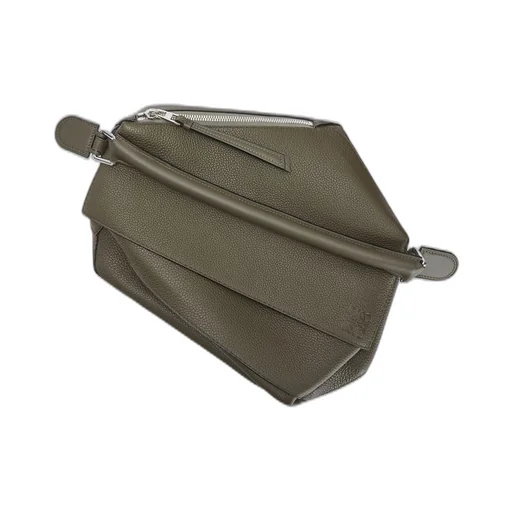 Large Puzzle bag in grained calfskin