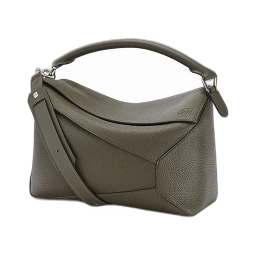 Large Puzzle bag in grained calfskin