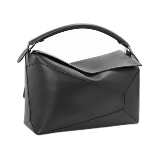 Large Puzzle bag in shiny calfskin