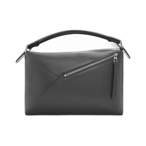 Large Puzzle bag in shiny calfskin