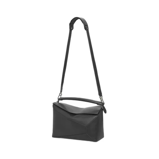 Large Puzzle bag in shiny calfskin