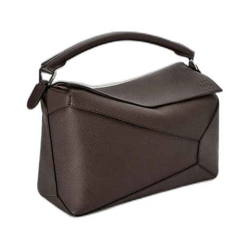 Large Puzzle bag in grained calfskin
