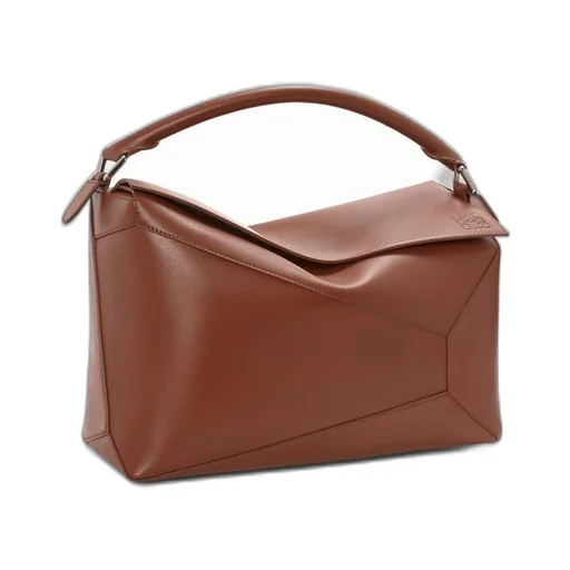 Large Puzzle bag in shiny calfskin