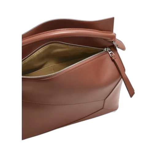 Large Puzzle bag in shiny calfskin