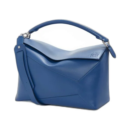 Large Puzzle bag in shiny calfskin